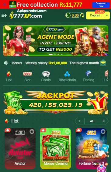 777CX Game Home page